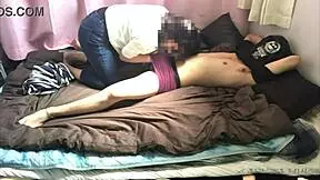 Peeking at this anime couple's daily sex routine.