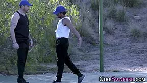 Busty stepdaughter gets her big tits fucked by monster cock 😈