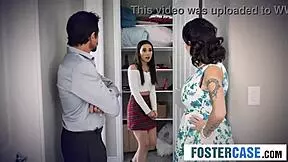 huge tits milf teams up with husband to show curious teen 18+ a wild 3some.