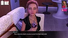 Melody rides monster cock in cowgirl while petite redhead licks blonde's pussy in public gameplay