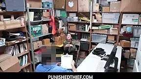 Jade Noir begs officer after getting caught stealing