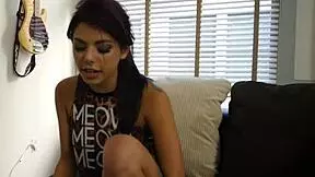 My stepsis rides my big schlong after giving a blowjob, it's so hard!