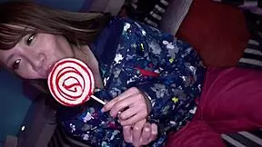 asian college girl cums