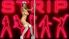 GORGEOUS NURSE STRIPTEASE UNCLOthed!!