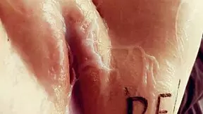 Asmr whore fingers her wet dripping pussy to intense orgasm!