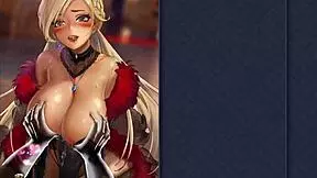 Curvy Genesis loves being on top of me in this 3d game my huge cock will make her cum