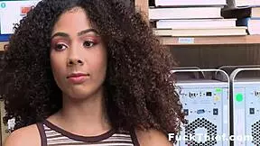 This black teen decided to rob a store and the penalty he received was good hardcore fuck