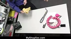 Yo, fit thief Mackenzie Mace caught stealing at store—gonna drill her tight hole?