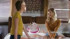 stepmoms cant stop us licking each other 😈