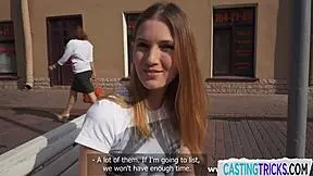 teen amateur gets pussyfucked during that casting interview