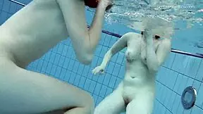 anna netrebko and lada poleshuk explore wet underwater lesbian play