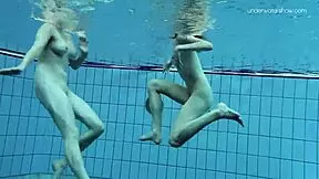 anna netrebko and lada poleshuk explore wet underwater lesbian play