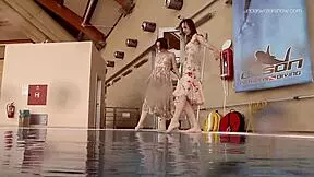 anna netrebko and lada poleshuk explore wet underwater lesbian play