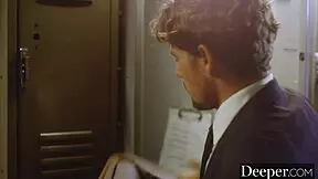 deeper abigail mac fucks her young employee in the bathroom