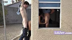 Asian Pizza Delivery Teen Ember Snow Gets Kinky Group Action!