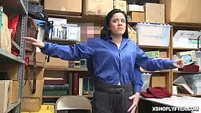 Lp Officer Forces Big Cock Deepthroat on Monica Saige