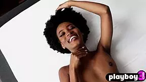 I expose my small tits in red lingerie