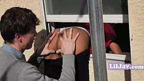 Asian Pizza Delivery Teen Ember Snow Gets Kinky Group Action!