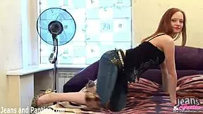 These tight jeans hug my 18yo ass perfectly