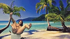 I-I can't believe how this curvy girl fucks herself with that glass dildo on camsoda!