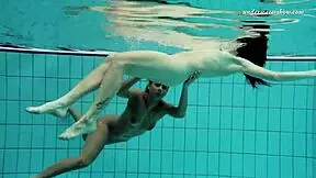 do markova and zlata heat up underwater as hottest lesbians?
