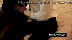 perv stepdad interacts with hijab stepdaughter ella knox