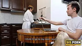 Hey man, I just banged my blonde stepsis after a sneaky blowjob