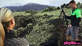 who knew a nasty photographer would screw his model outdoors?