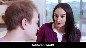 Young stepsister Chloe Cherry gets roughly used by Alex Jett in this taboo fantasy blowjob and pussy session.