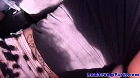 real partying teen enjoys group fun at the party