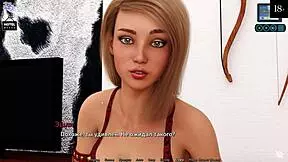 Blonde teen's skilled oral skills