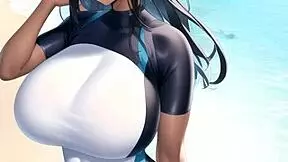 Cute girls in swimsuit compilation with big tits and ass