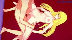 Ruiko saten and misaki shokuhou share toma kamijo in a wild hentai threesome