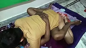 Girlfriend seduces husband in bedroom with dirty passion