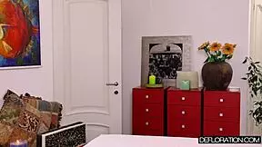 hot russian virgin feels pleasure during massage