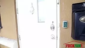 mia scarlett as cam girl fucks delivery guy hard