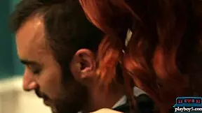 Spanish Ginger Teen Takes Control with Cunilingus