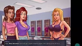 Summertime Saga 30 • The Asian Teacher Tickles Her Horny Pussy