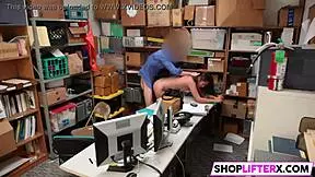 Officer Gives Big Cock For Theft