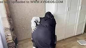 muslim teen 18+ masturbates in hijab