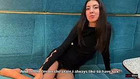 Public train ride sex act