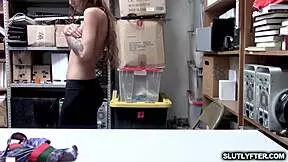 Kitty Carrera Feels Intense Pleasure Deep Throating Officer's Cock Before Fucking