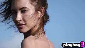 Russian teen Taya's Playboy wilderness shoot