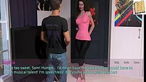 Amateur wife and mother-in-law play erotic homemade game with big tits and ass.