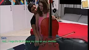 Amateur wife and mother-in-law play erotic homemade game with big tits and ass.