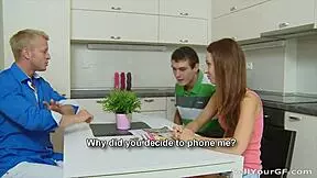 Desperate Teen Liala Sells GF for Hardcore Shaved Pussy Sex Offer.