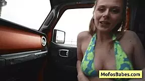 I watched Sahara Skye give Charles Dera a wet blowjob by the beach