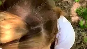 i, the random jogger, gets deepthroat on trail pov - candycourt