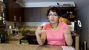 Pasta In 2 Minutes Then Blowjob With Henry And Veronika Featuring Hairy Natural Tits