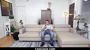 Stepsisters Everly Haze And Sophia Sweet Suck Stepbrother's Cock In Hardcore Threesome